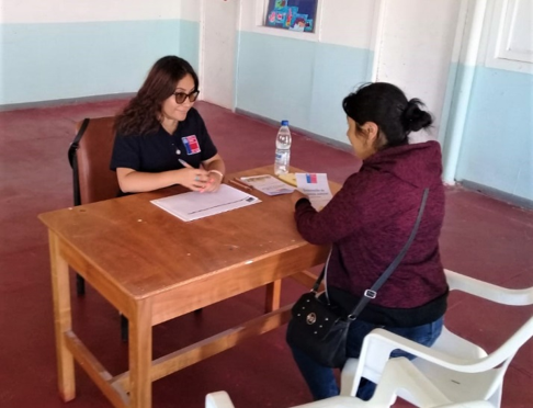 CAJTA entrega atención en Caleta Los Verdes