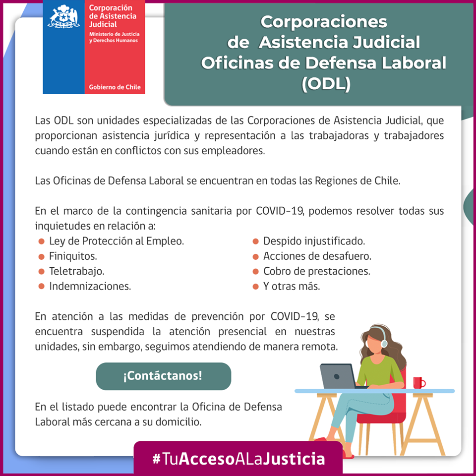 Oficinas de Defensa Laboral de las Corporaciones de Asistencia Judicial