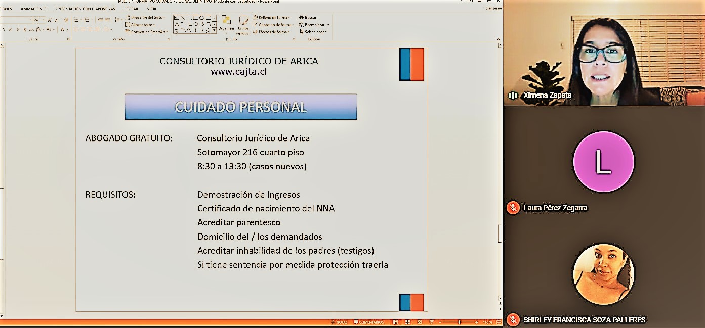 Consultorio Jurídico Arica realiza charlas en Centro de Formación Técnico de la UTA