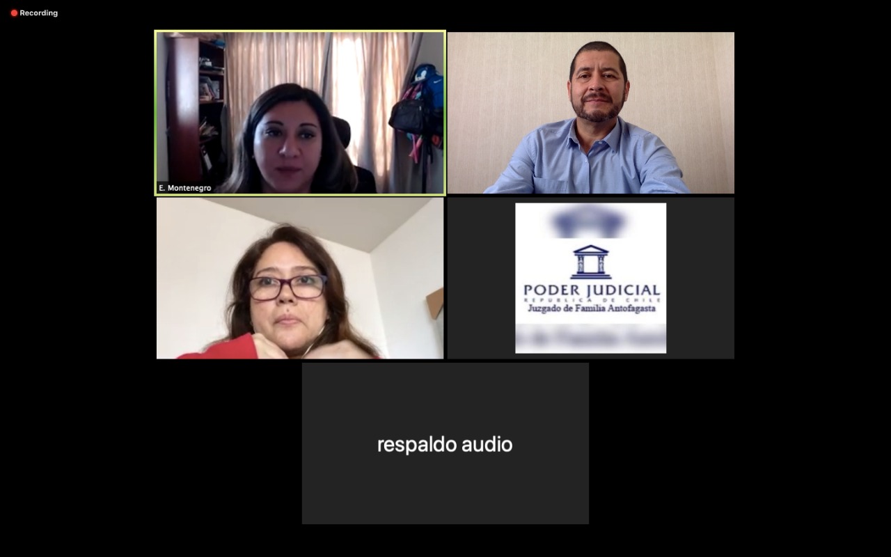 Consultorio Jurídico Centro asiste  a Audiencia en Tribunal de Familia de Antofagasta