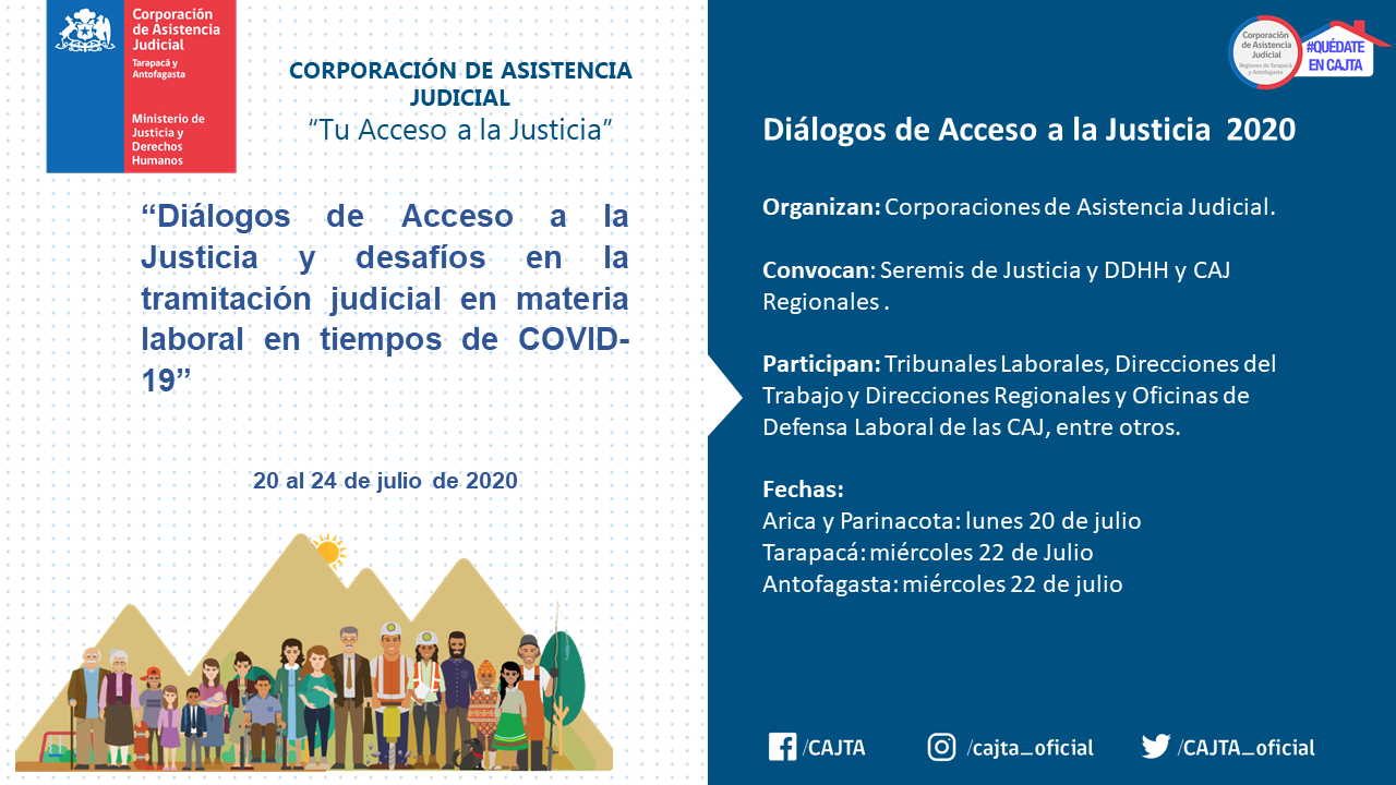 Corporaciones de Asistencia Judicial analizan los desafíos actuales y futuros en materia laboral