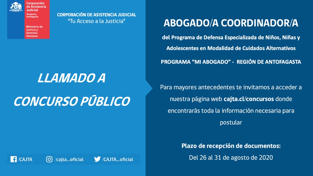 Llamado a concurso público