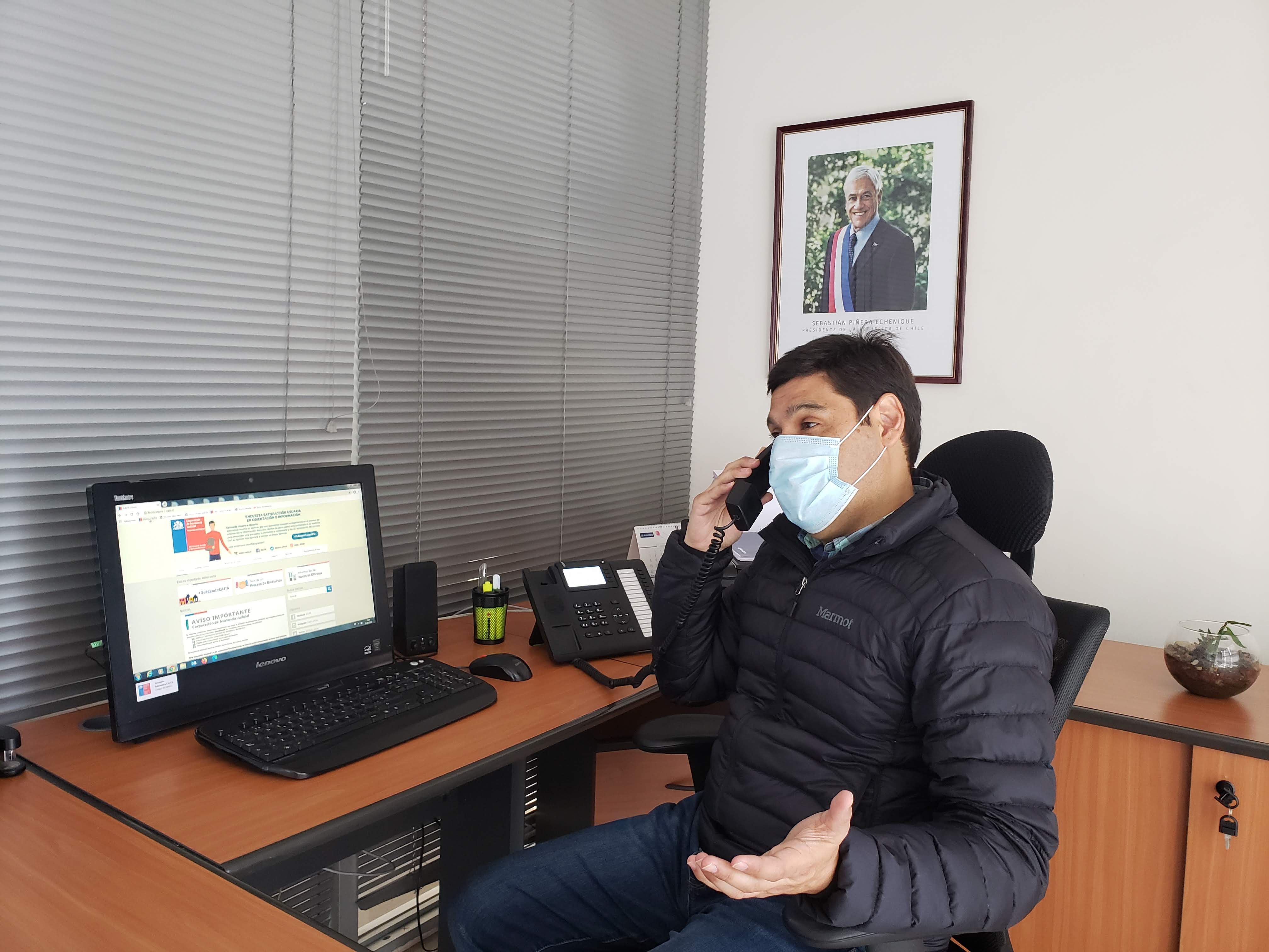 Director Regional de Antofagasta se contactó vía telefónica con Radio Peregrina de Calama