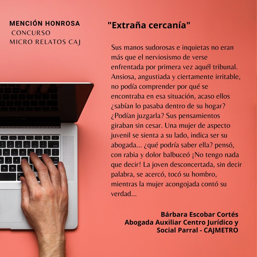 Menciones honrosas del Concurso de Micro Cuentos CAJ