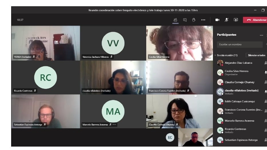 Oficina de Defensa Laboral de Arica actividad con la Dirección del Trabajo de Arica