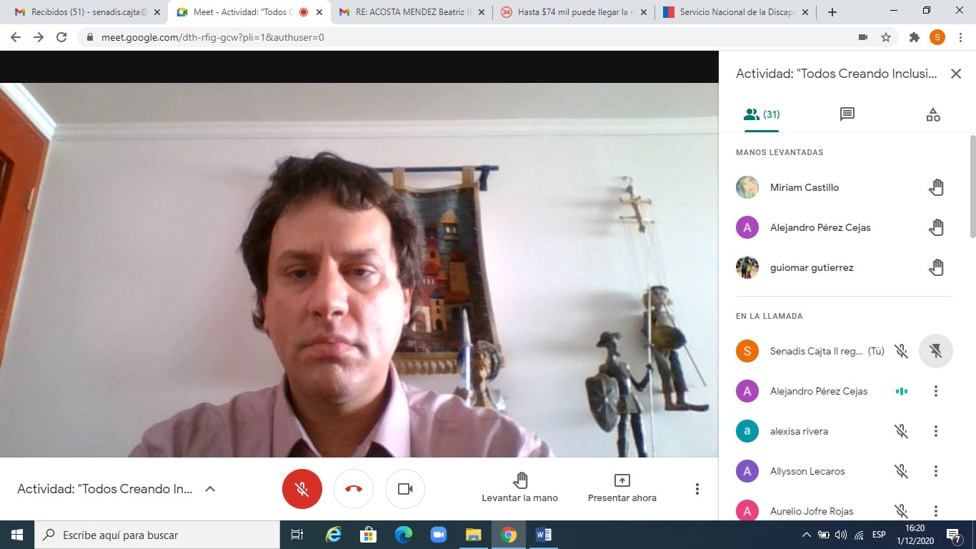 Convenio CAJTA-SENADIS Antofagasta realiza capacitación a la Oficina de la Discapacidad de Calama