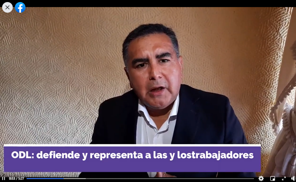 Vídeo informativo el DESPIDO INDEBIDO O ILEGAL