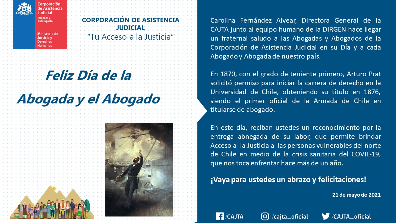 Saludo en el Día de la Abogada y el Abogado