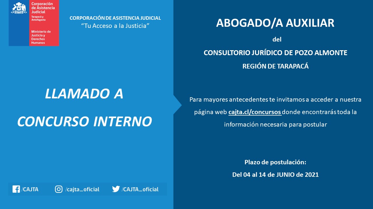 Llamado a Concurso Interno