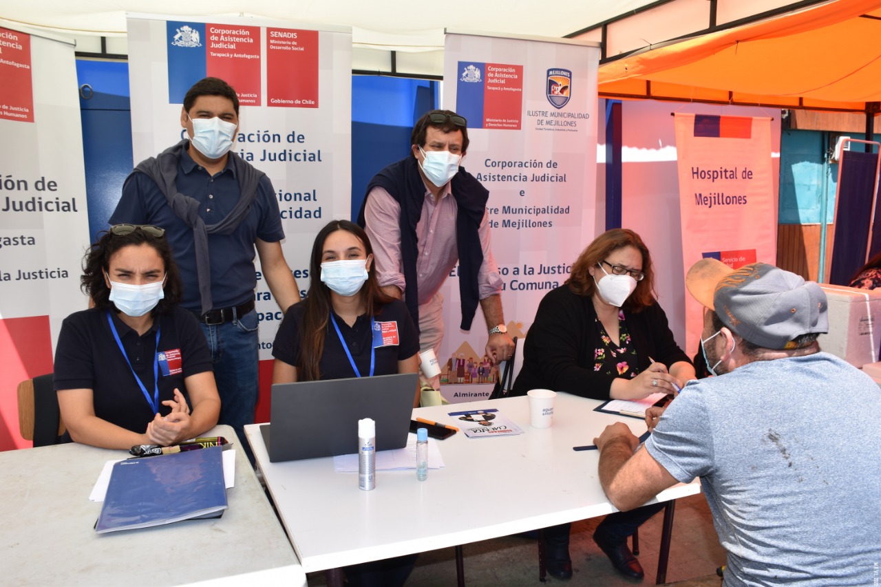 La CAJTA participó  en el primer "Municipio en tu Barrio" de la Municipalidad de Mejillones