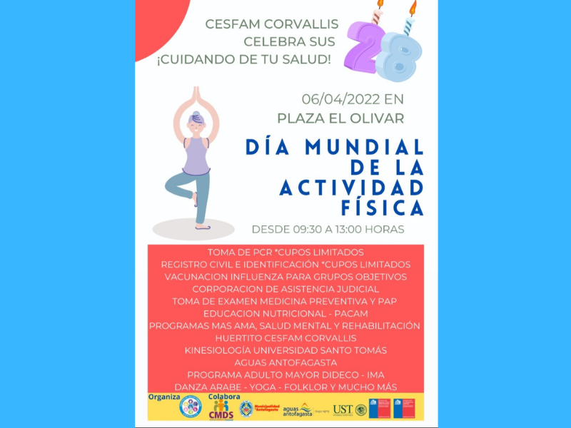 Te invitamos a una actividad en terreno del CESFAM Corvallis de Antofagasta