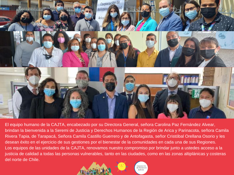 Bienvenida a Seremis de Justicia y Derechos Humanos