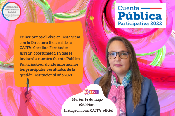 Invitación Cuenta Pública Participativa 2021