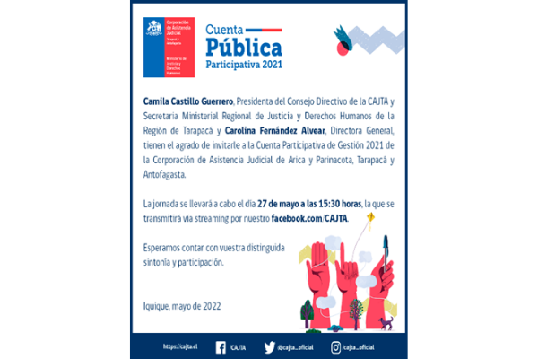 Hoy Cuenta Pública participativa de la CAJTA