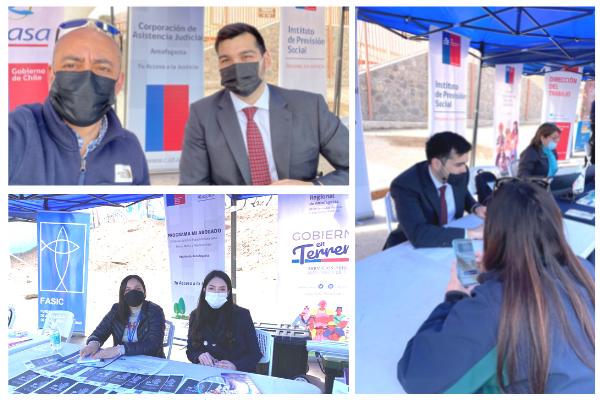 Antofagasta: Programa Mi Abogado y Oficina de Defensa Laboral participan en Gobierno en Terreno