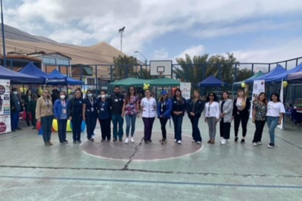 La unidad Defensa Jurídica Integral de Adultos Mayores Tarapacá participó en la Feria Preventiva de Salud año 2022