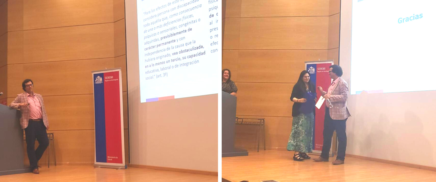 Profesionales de la COMPIN de Antofagasta, recibieron capacitación acerca de la Ley 20.422