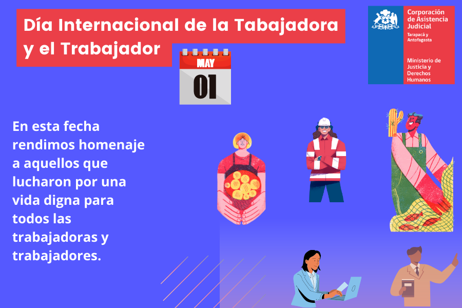 SALUDO EN EL DÍA INTERNACIONAL DEL TRABAJADOR Y LA TRABAJADORA
