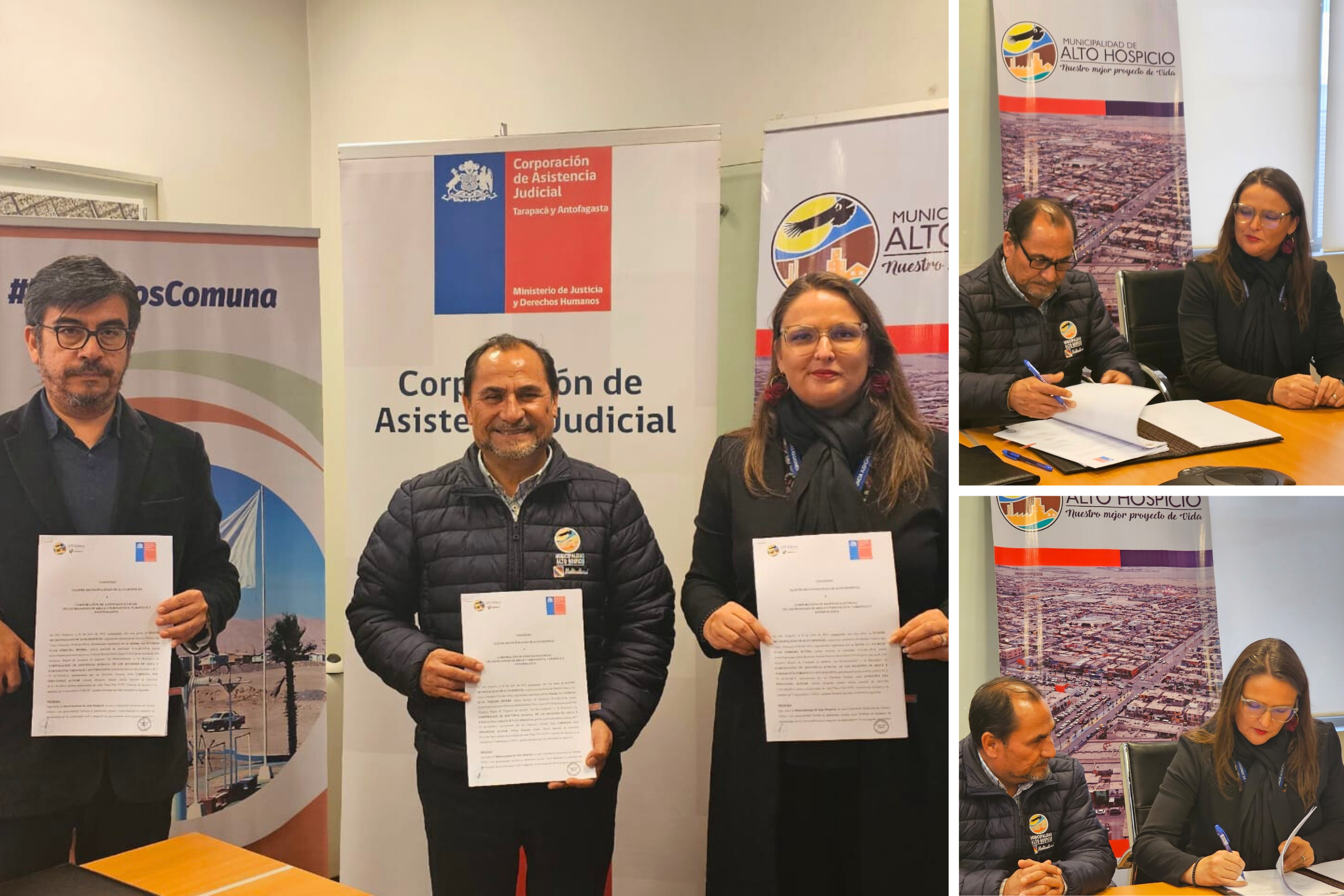 CAJTA y Municipalidad de Alto Hospicio suscriben un Convenio de trabajo y colaboración