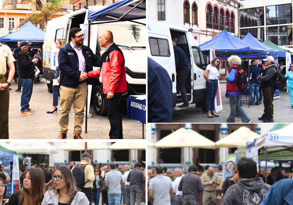 CAJTA participa en el Gobierno en Terreno realizado en la céntrica Plaza Arturo Prat de Iquique