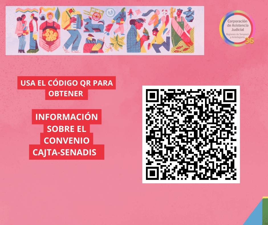 QR CON INFORMACIÓN DEL CONVENIO CAJTA-SENADIS