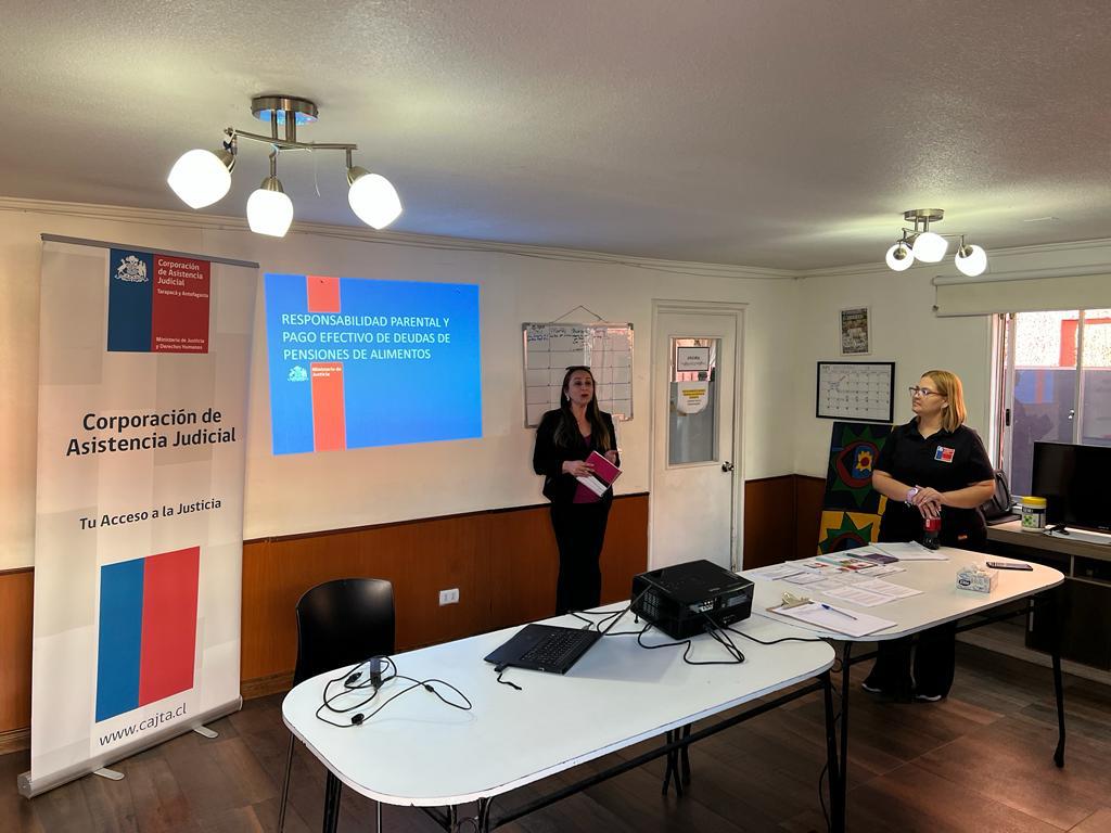 El Centro de Familia de Iquique realizo jornada informativa a usuario/as del Hospital de día