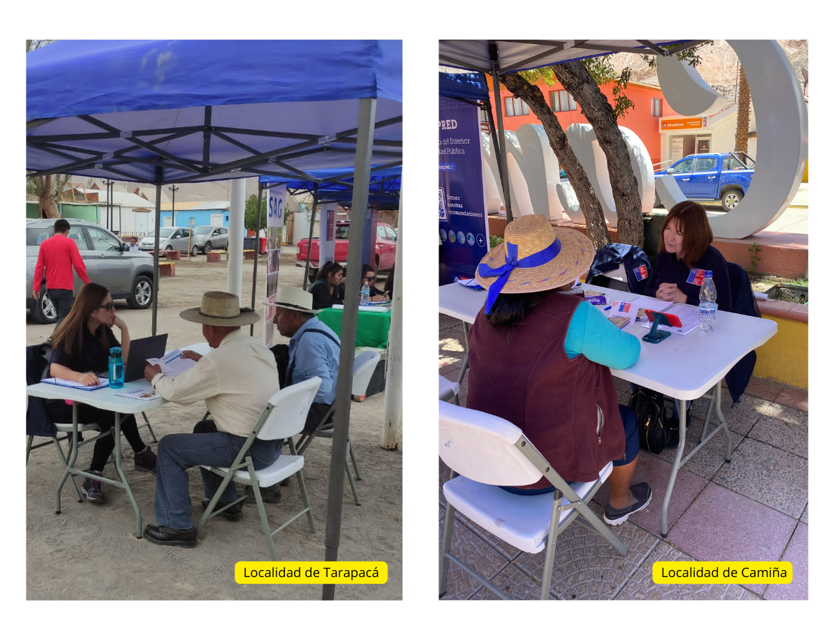 Consultorio Jurídico Móvil de la Provincia del Tamarugal participa activamente en Gobiernos en Terreno