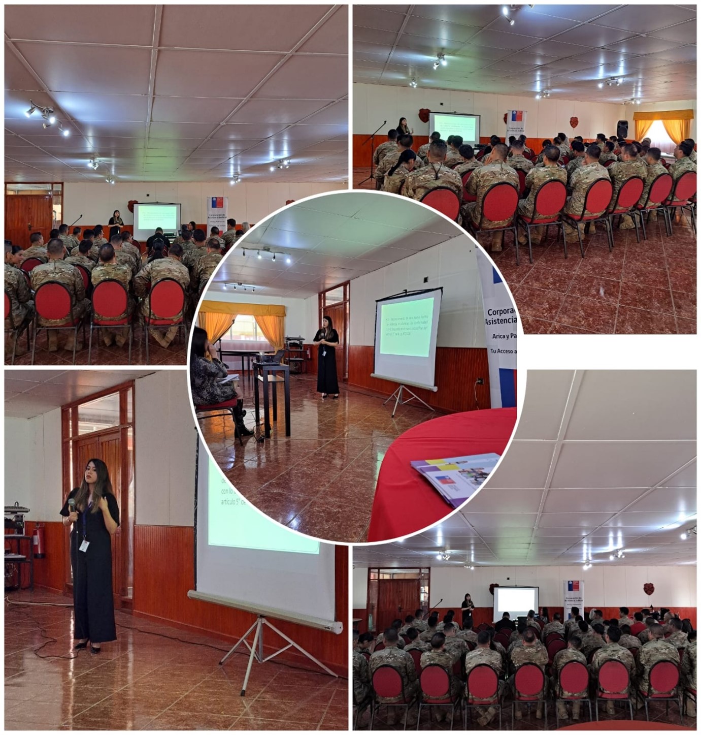 Consultorio Jurídico Arica realiza charla a las y los funcionarios del Ejército de Chile