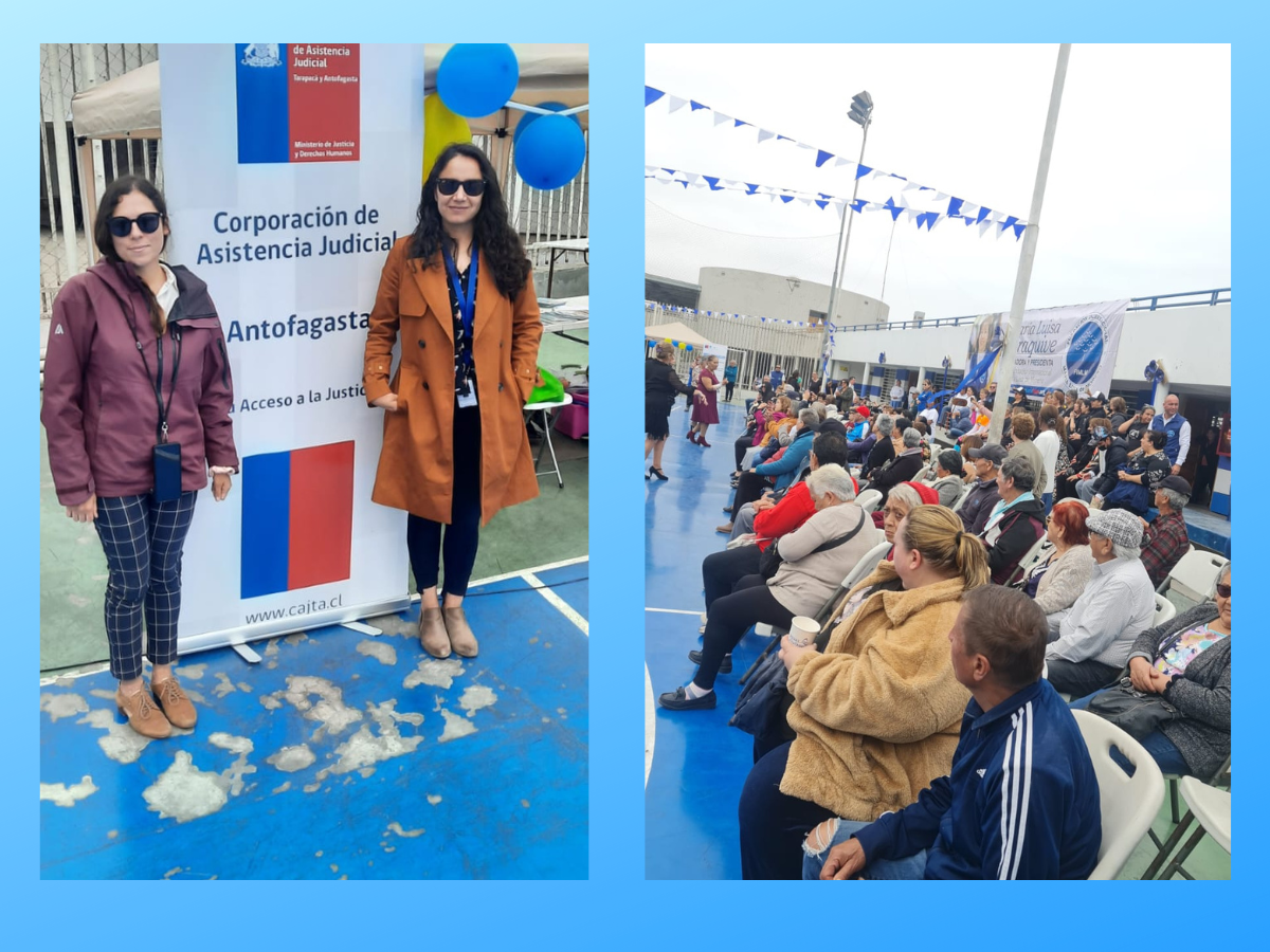 Oficina de Defensa Jurídica del Adulto Mayor de la Región de Antofagasta participó en la Plaza Ciudadana