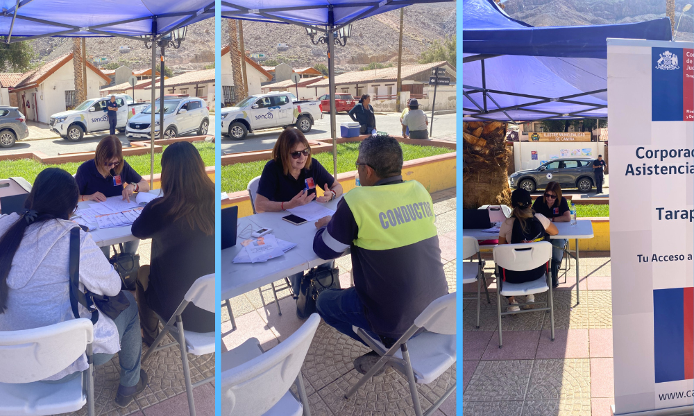 Gobierno en Terreno realizado en Camiña contó con la participación del Consultorio Jurídico Móvil del Tamarugal