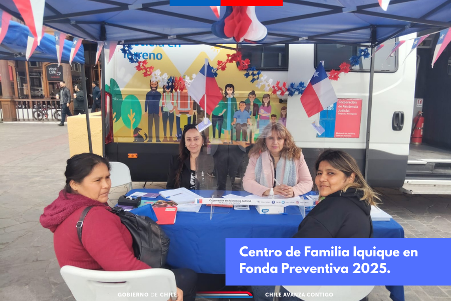Centro de Familia Iquique participa en la “Fonda Preventiva 2025”