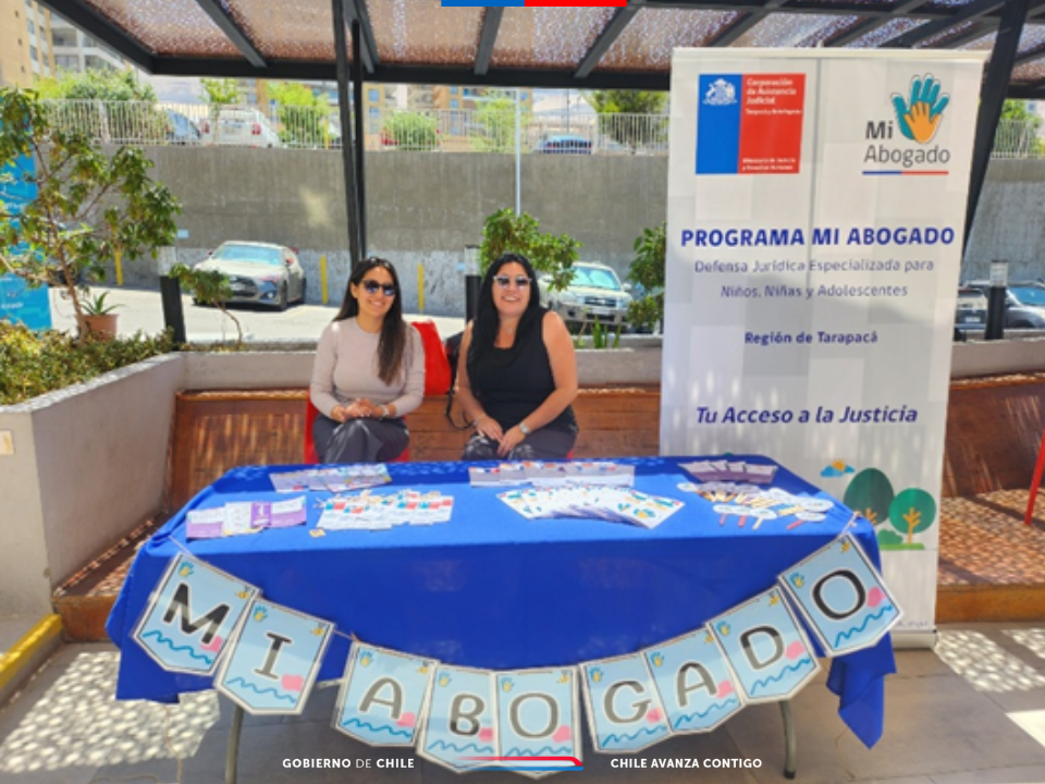 El Programa Mi Abogado Región de Tarapacá participó en la “Feria de Infancia”