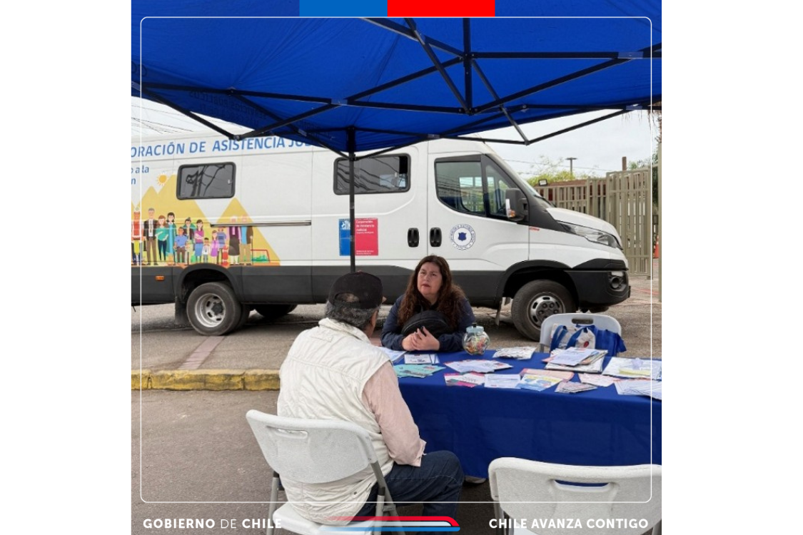 Defensa Jurídica Integral de Adultos Mayores de Tarapacá participó en la Plaza de Justicia