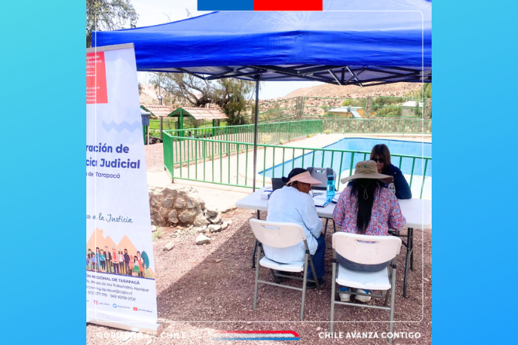 Consultorio Jurídico Móvil del Tamarugal brindó atención en la localidad de Camiña