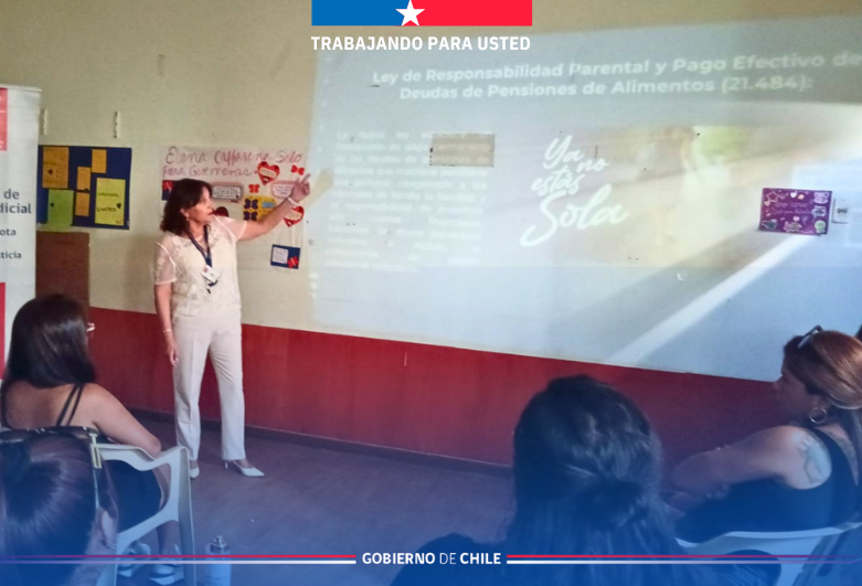 Consultorio Jurídico Móvil de Arica y Parinacota realiza charla- taller sobre responsabilidad parental