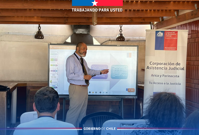 Abogado del CAVI de Arica, Joel Cortez Díaz expuso sobre Delitos Sexuales