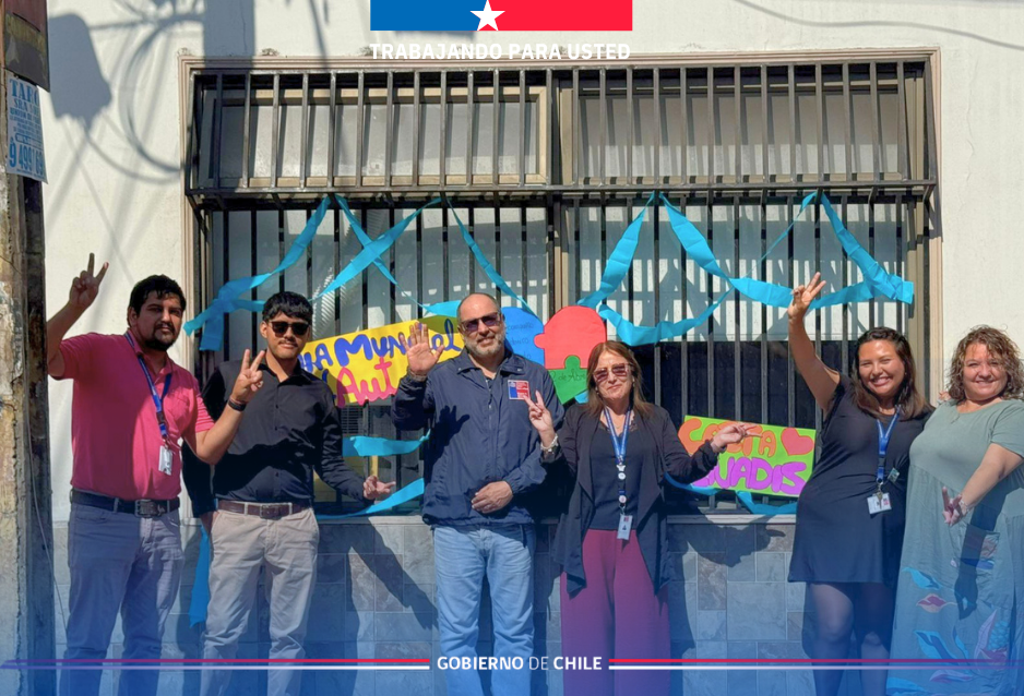 CAJTA-SENADIS de Arica y Parinacota conmemoró el Día Mundial de la Concienciación sobre el Autismo