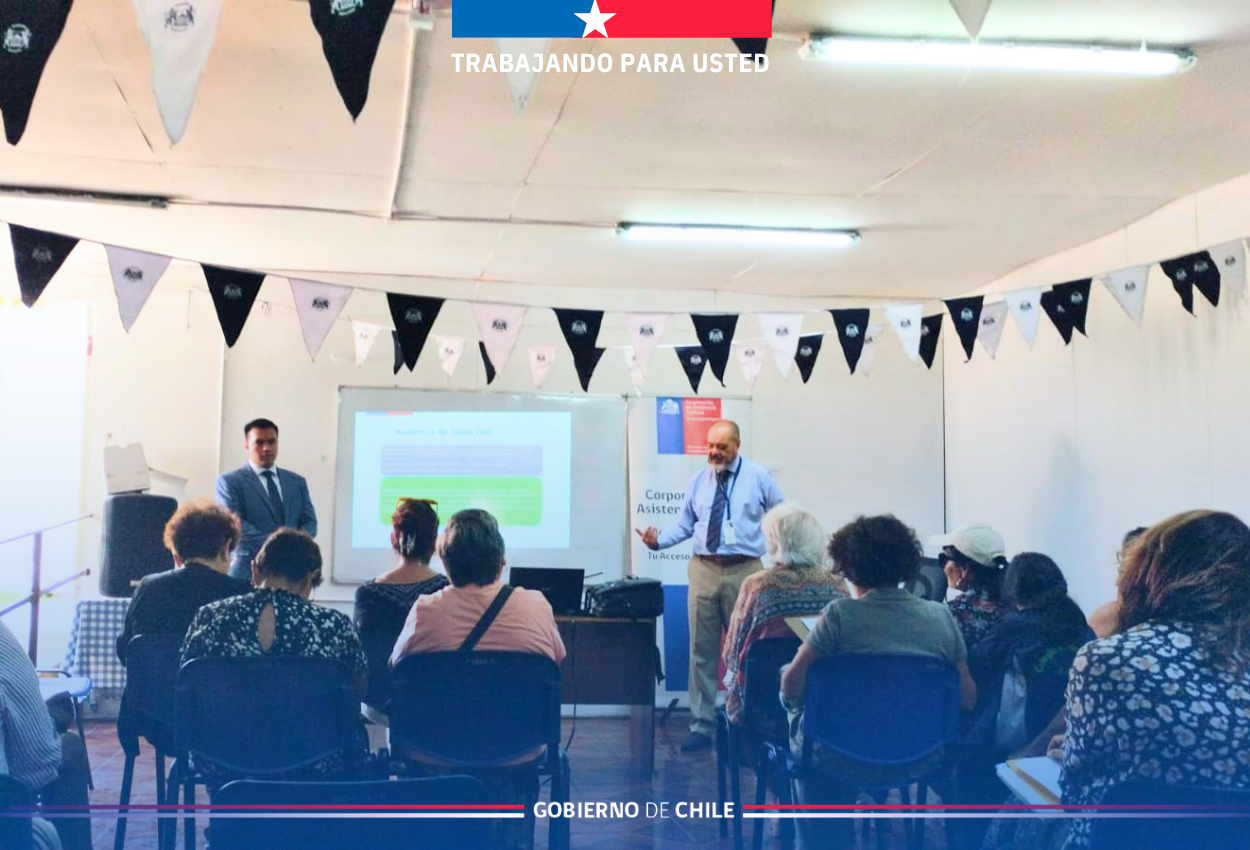 CAVI de Arica realiza charla sobre la temática del “Proceso Penal”