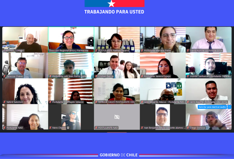 Primer encuentro de postulantes del en Arica y Parinacota