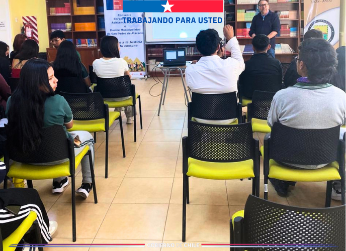 Consultorio Jurídico de Calama organizó un taller sobre el “Bullying” entre estudiantes