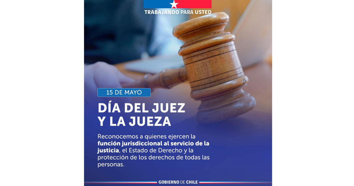 15 DE MAYO: DÍA DEL JUEZ Y LA JUEZA