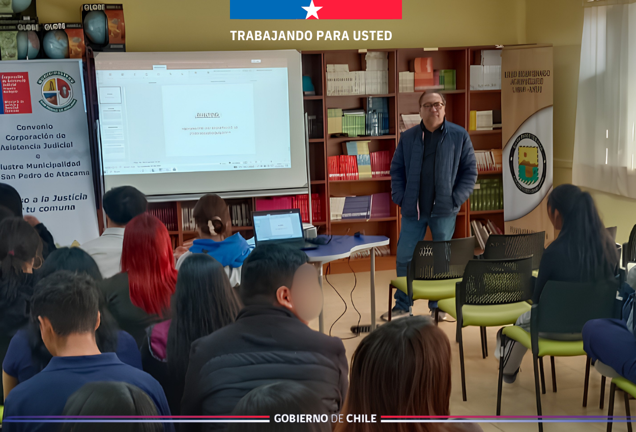 Consultorio Jurídico de Calama realiza taller sobre el “Bullying” en San Pedro de Atacama