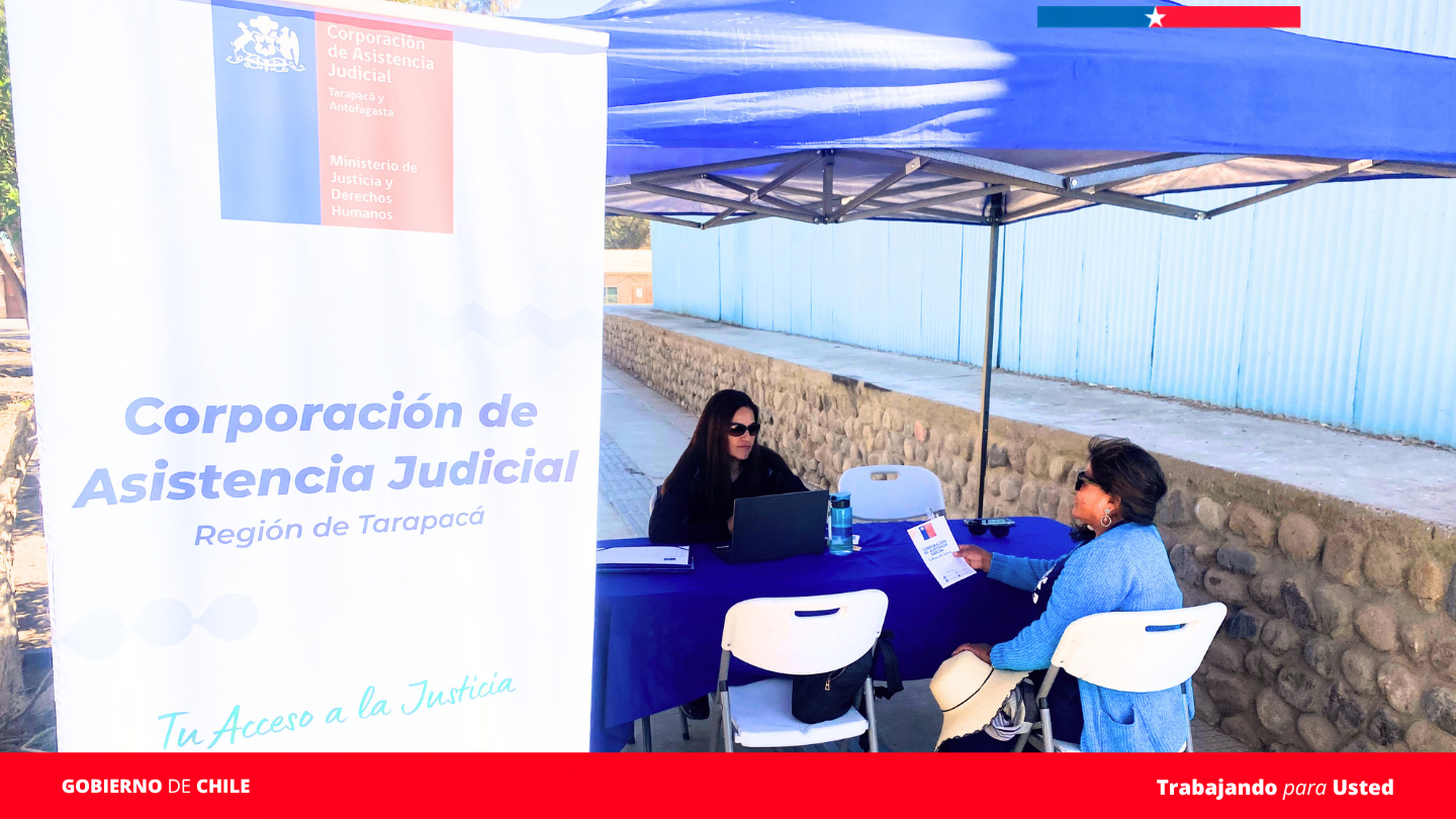 Consultorio Jurídico Móvil del Tamarugal brinda atención en localidad de La Huayca