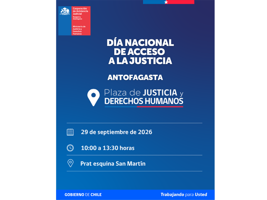 ANTOFAGASTA: DÍA NACIONAL DEL ACCESO A LA JUSTICIA
