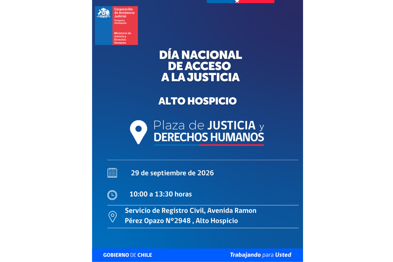 ALTO HOSPICIO: DÍA NACIONAL DEL ACCESO A LA JUSTICIA