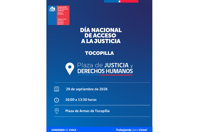 TOCOPILLA: ️ DÍA NACIONAL DEL ACCESO A LA JUSTICIA