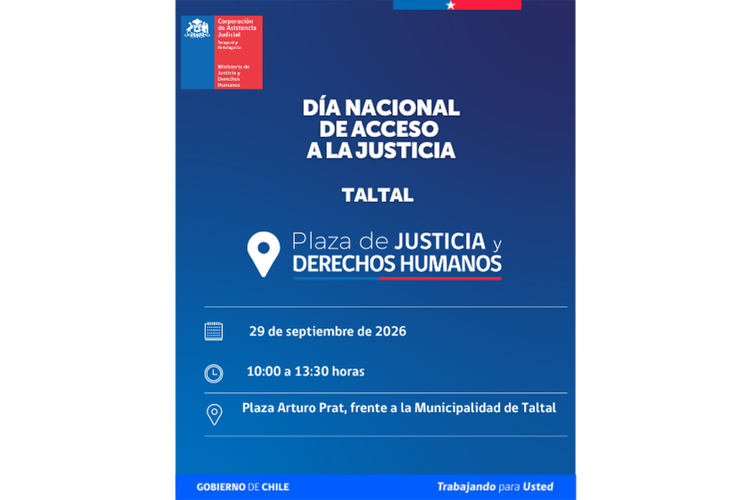 TALTAL: ️ DÍA NACIONAL DEL ACCESO A LA JUSTICIA