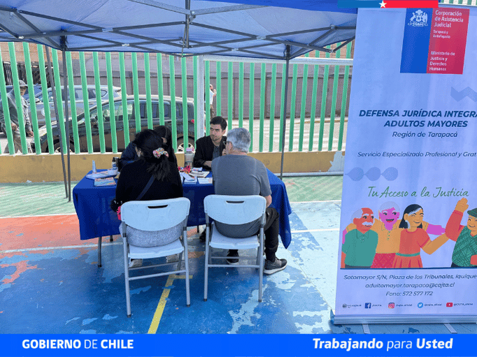 ODAM de Tarapacá brinda atención en Gobierno en Terreno realizado en Iquique